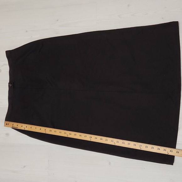 Talbots Black Cargo Maxi Pencil Skirt 12 Petite Utility Pencil Skirt Grunge - Picture 6 of 10